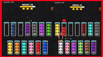 Color Ball Puzzle Gameplay |All Levels android,ios [Classic: 126-132] |ASMR&Gaming