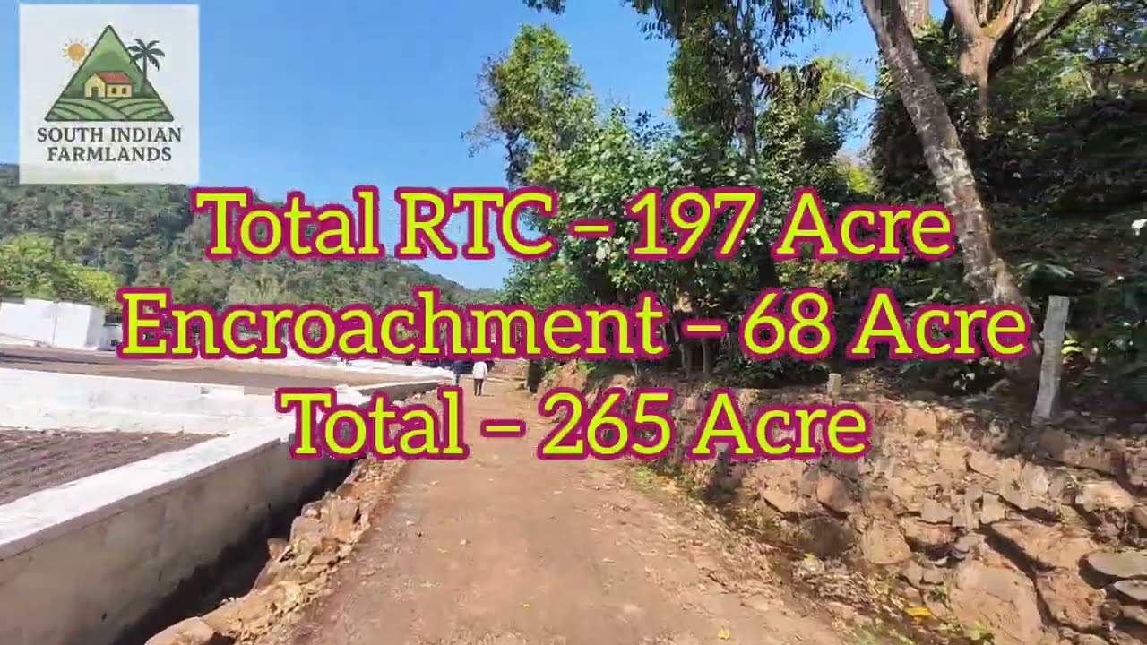 265 Acres of coffee estate for sale near Chikmagalur district,@ 55Cr, whatsapp on 8152943766