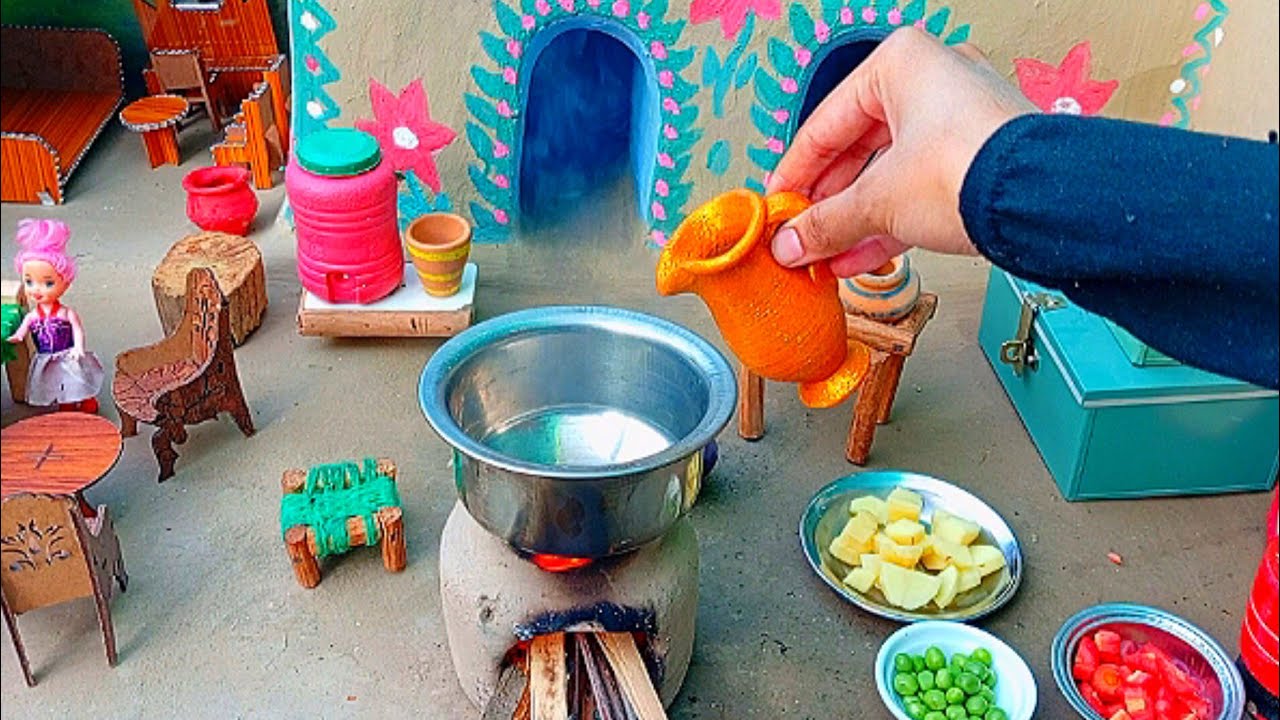 RUSSIAN SALAD RECIPE | Miniature Cooking | Tiny Food | 