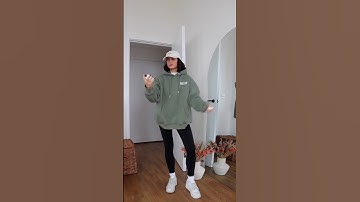 Thumbnail of Green oversized hoodie styling #shorts