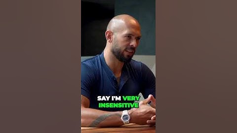 Andrew Tate: I’m Insensitive ! #shorts #andrewtate #motivationalvideo #billionairesway