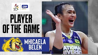 Bella Belen Drops 24 Pts For Nu Vs Ust Uaap Season 86 Women S Volleyball Highlights