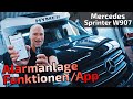 Mercedes Sprinter W907/W910 | Funktionen Thitronik Alarmanlage | Bluetooth App | Gaswarner