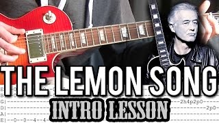 Led Zeppelin - The Lemon Song Intro Guitar Lesson (With Tab)