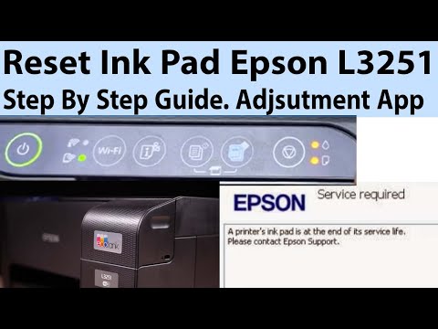 video Epson Service Required Solution (FREE): L3210/L3215/L3216/L3250/L3251 Ink Pad Reset