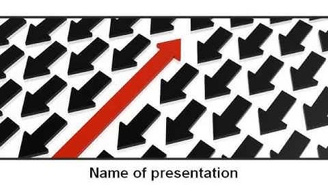 Going Against PowerPoint Template by PoweredTemplate.com
