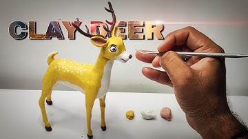 Clay modelling: How to make Deer 🦌