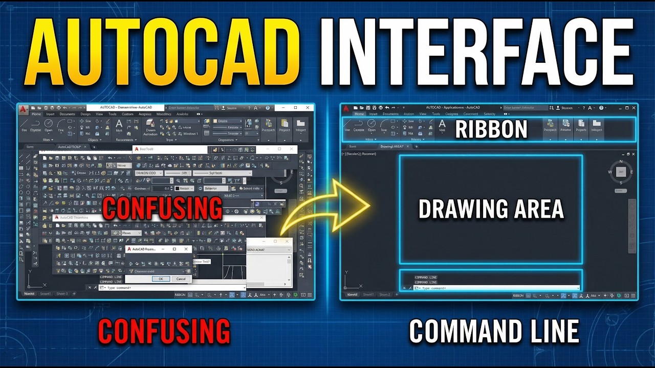 AutoCAD Interface Explained for Beginners Complete UI Guide | SHAHBAZ ...