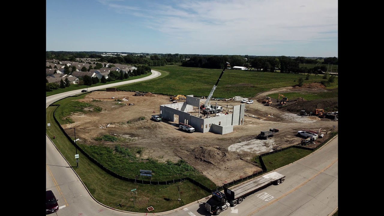 huntley fire station 5 time lapse YouTube