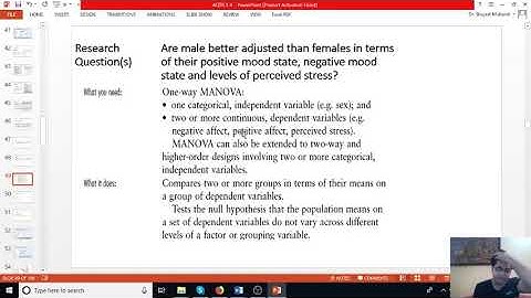 One-way MANOVA: Introduction and basic assumptions Part-1