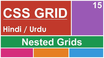 CSS Grid - Nested Grids Tutorial in Hindi / Urdu