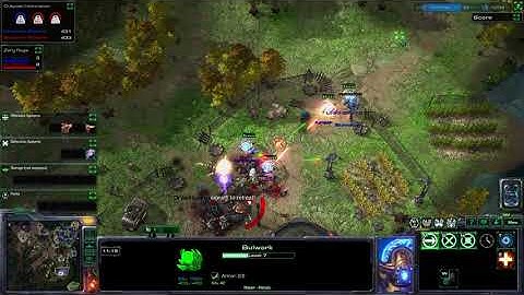 StarCraft II Arcade Desert Tank Battle Episode 3 Shield hero