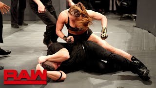Ronda Rousey goes berserk on security guards: Raw, March 18, 2019