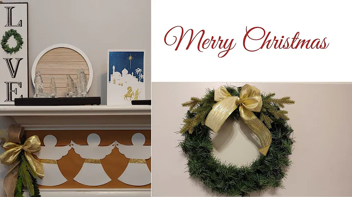 Decorate Your Mantle for Christmas | Angel Garland...
