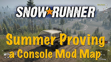SnowRunner - Summer Proving - a Console Mod Map