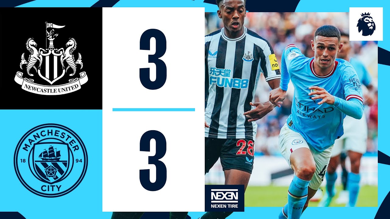 Em jogo emocionante e de seis gols, Newcastle e Manchester City empatam na  Premier League