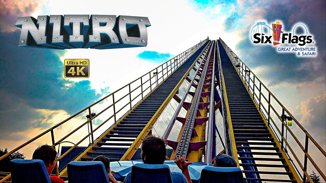2023 Nitro Roller Coaster On Ride 4K POV Six Flags Great Adventure ...