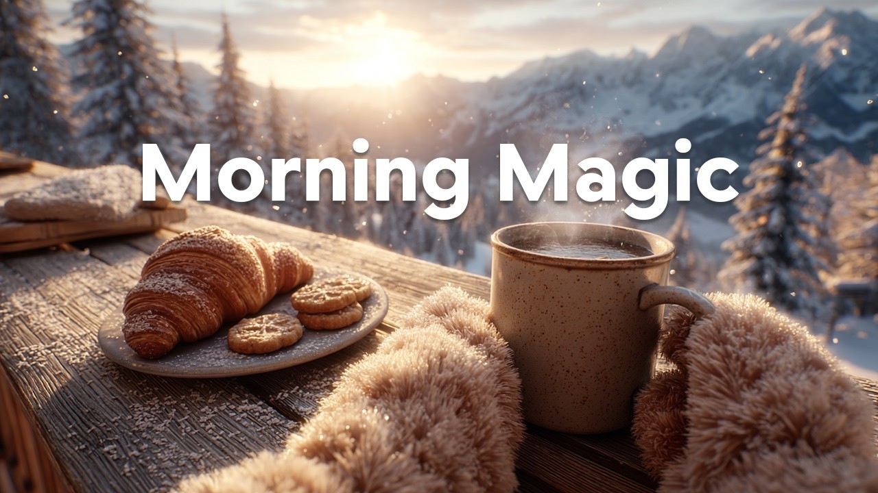 Morning Magic ☕️🥐 Breakfast View 2026 🏔️ Relaxing Chillout Music for Perfect Morning