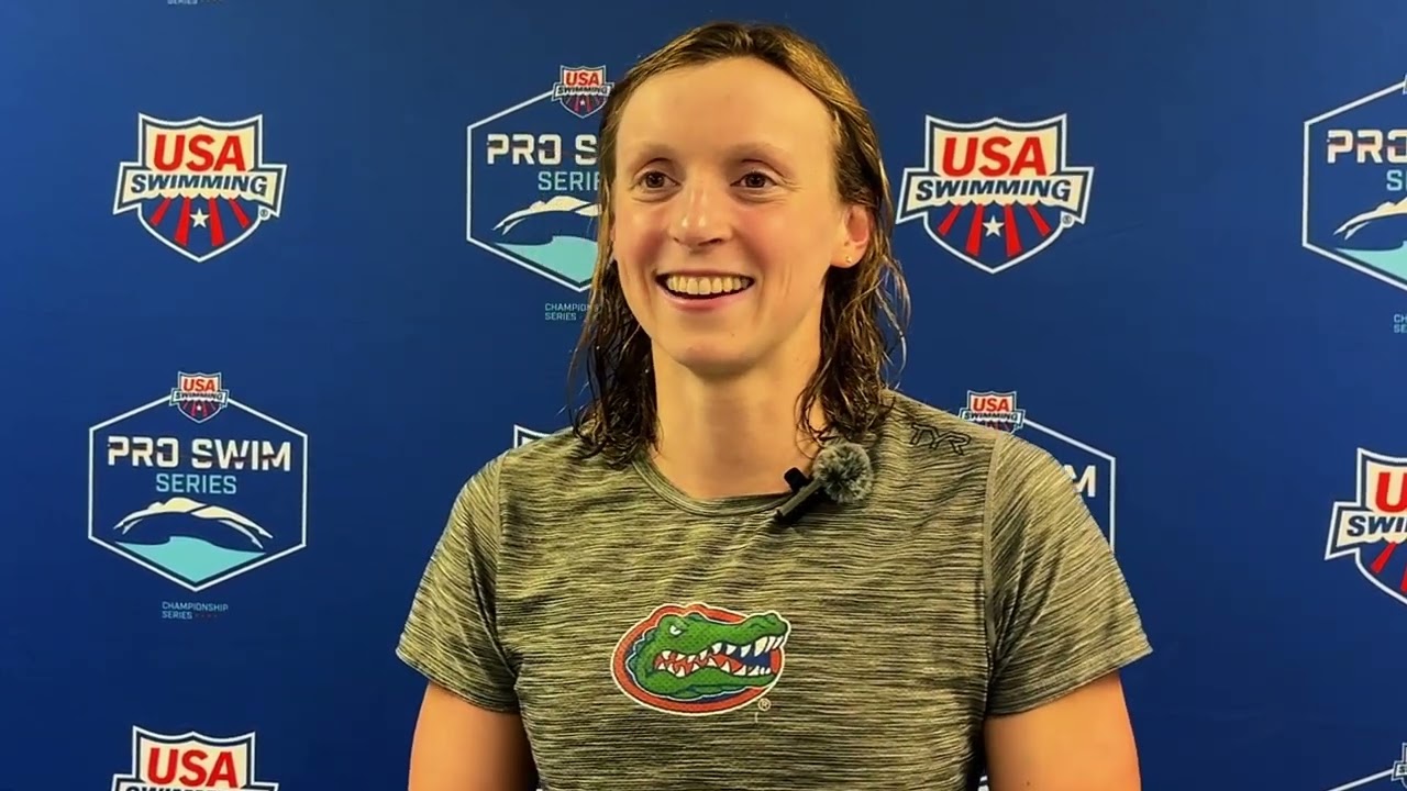 Ledecky After Historic 1500: "That's a pretty crazy start to the year"