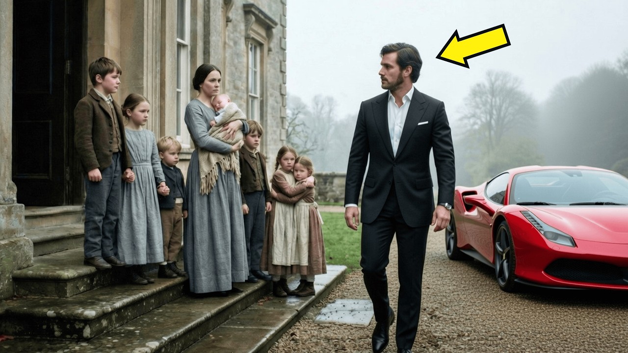 EL MILLONARIO SE CASÓ CON ELLA POR SUS 7 HIJOS — PARTIÓ A LA GUERRA VOLVIÓ ANTES Y TUVO QUE AMARLA