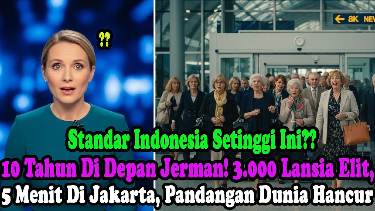 Terungkap! Alasan Lansia Elit Jerman Syok 5 Menit Di Jakarta, Picu "Demam Indonesia".