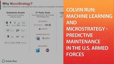 Colvin Run   Machine Learning and MicroStrategy   Predictive Maintenance in the U S  Armed Forces