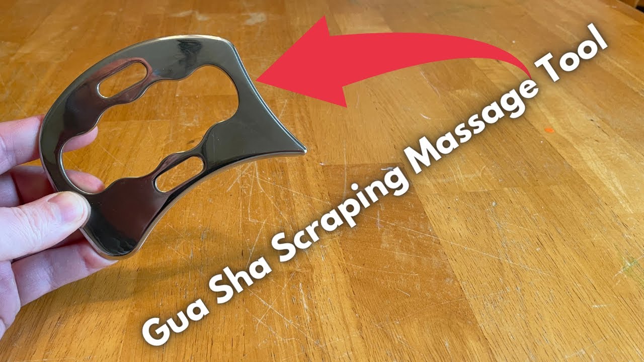 Guasha Massage Tool, Grade Stainless Steel Scraping Tool for Soft Tissue 