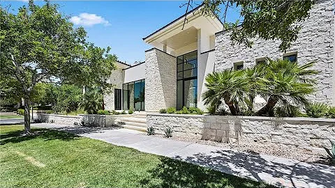 $5.5M Las Vegas Ultra Rich Modern Home For Sale 6,817 Sqft, 5BD, DEN, 6BA, 3CR, Guard Gated, Pool