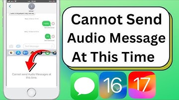 How To Fix Cannot Send Audio Message At This Time Error On iPhone