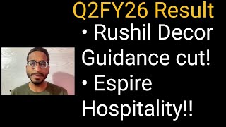 Massive Downfall In Q2Fy26 Rushil Decor Cuts Guidance Espire Posts Huge Loss Q2Fy26 Breakdown