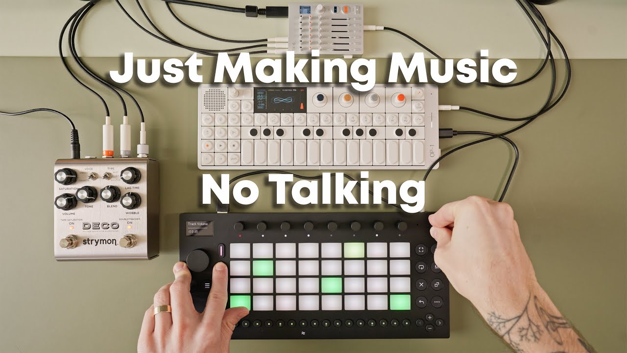 No Talking. Just Making Music. Ableton Move 1.7 + Teenage