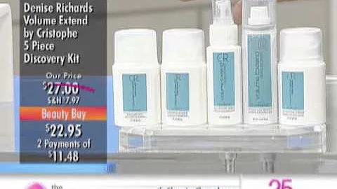 Denise Richards Volume Extend by Cristophe 5 Piece Discovery Kit at The Shopping Channel 460751