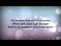 Hannah Kerr - Warrior (Lyrics)