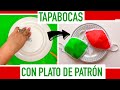 Cómo Hacer Tapabocas con un Plato como Patrón