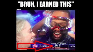 Jason Heyward misses catch and flops around like a fish out of water #shorts #dodgers