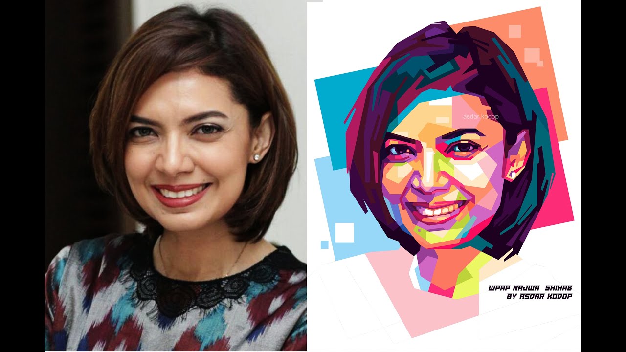 Tutorial Wpap Corel Draw Najwa Shihab By Asdar Kodop Youtube In 2021 Architecture Drawing Art Wpap Line Art Drawings