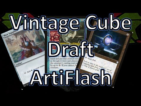 ArtiFlash Vintage Cube Elimination Draft - Jeskai Upheaval Artifacts featuring Flash