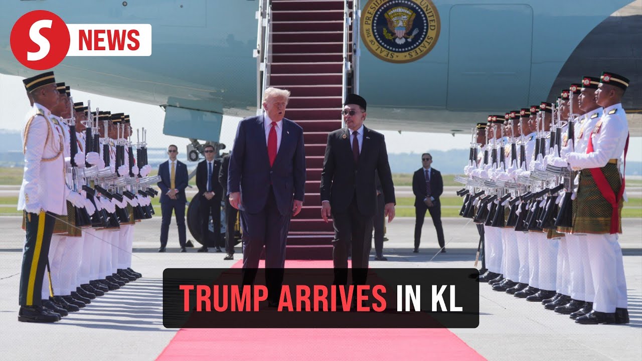 Trump arrives in Malaysia for Asean Summit