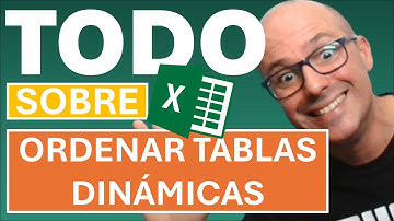 ✅TODO PARA ORDENAR TABLAS DINÁMICAS EN #excel  - LISTAS PERSONALIZADAS