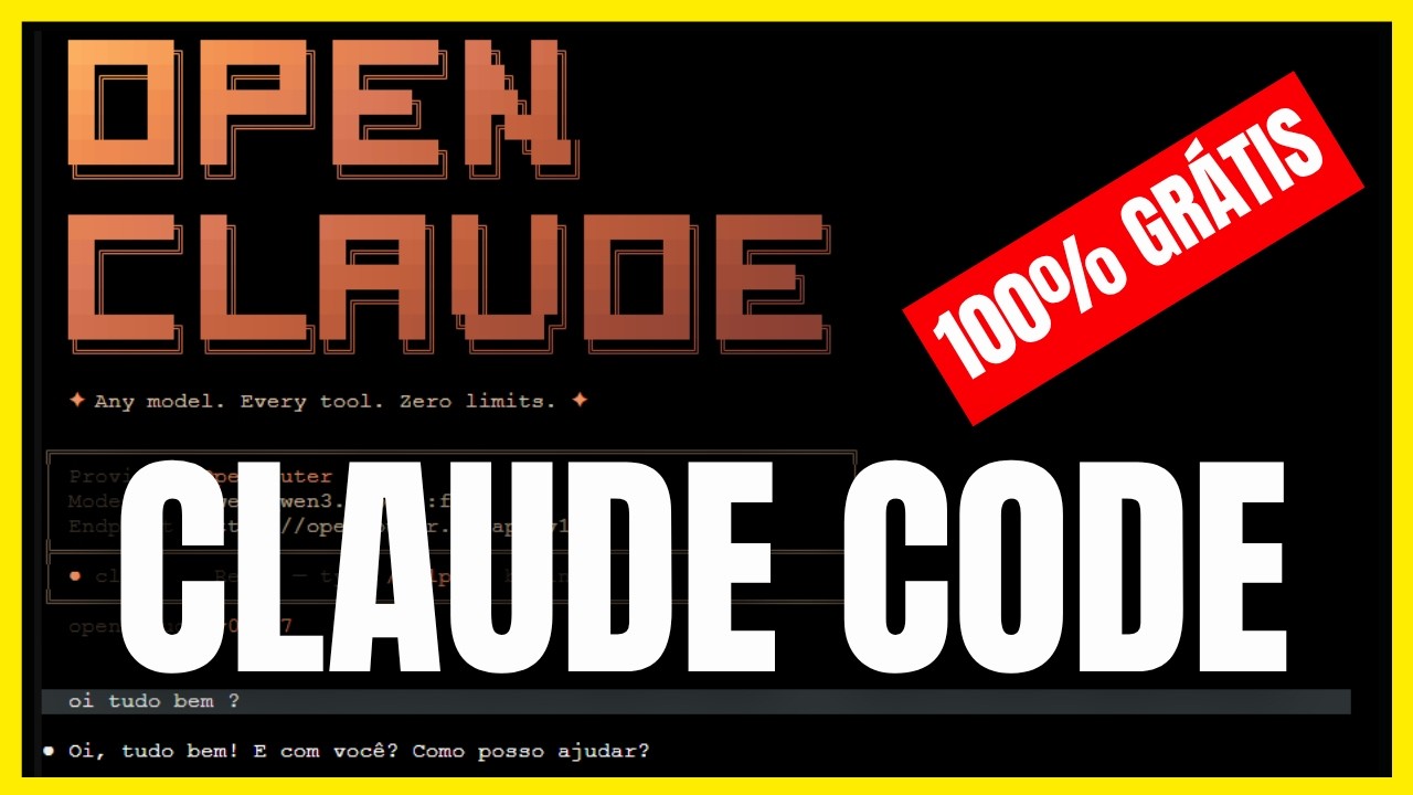 Claude Code 100% GRÁTIS ? Como instalar Open Claude no Windows com ...