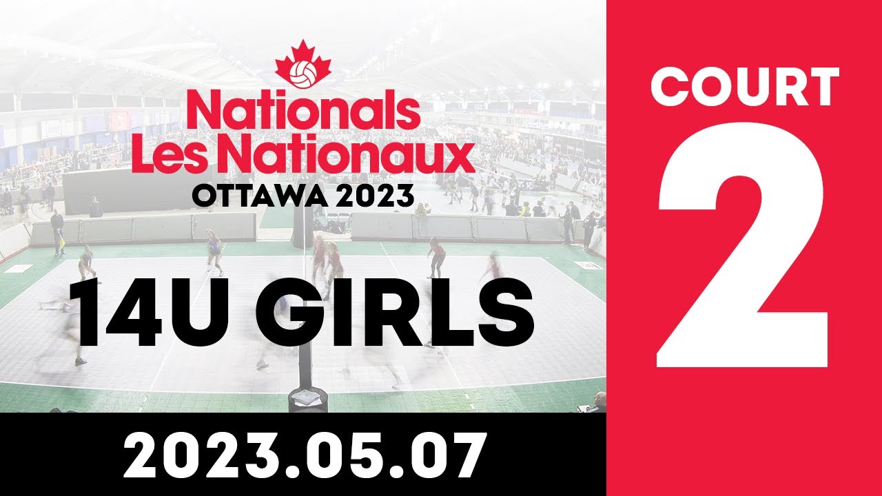 2023 Volleyball Canada Nationals 🏐 Ottawa 14U Girls DAY 3 Court 2