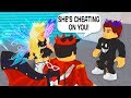 CHEATING GIRL WANTS TO DATE ME IN ROBLOX ROYALE HIGH!