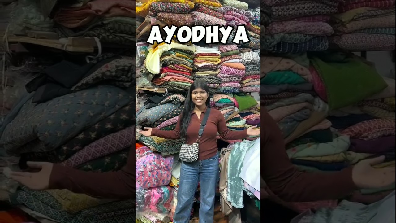 Ayodhya ki best fabric ki shop 🤩 