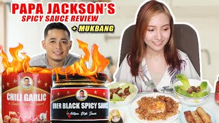 【REVIEW/MUKBANG】Papa Jackson&#39;s UBS and Chilli Garlic Sauce