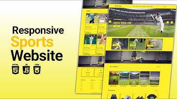 Best Responsive Sport Equipment Ordering Website Development: HTML, CSS, JavaScript Tutorial