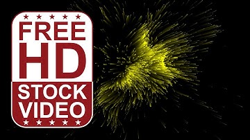 Free Stock Videos – abstract animated colorful yellow powder particles explosion 3D animation