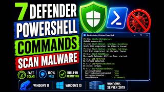7 Microsoft Defender Powershell Commands To Scan Windows For Malware Windows 11, 10 & Server