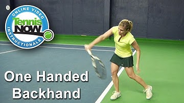 Moves like Federer: How to Hit a One-Handed Backhand