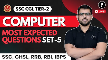 Computer Most Expected Questions Set - 5 | SSC CGL Tier - 2 Important Questions by Dheerendra Sir