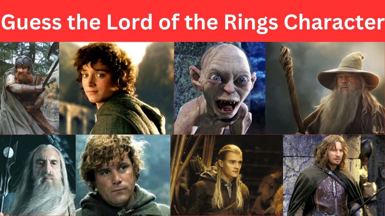 Lord of the Rings Character Challenge: Can You Name Them in 3 Seconds